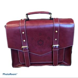 Red Ecosusi laptop backpack bag